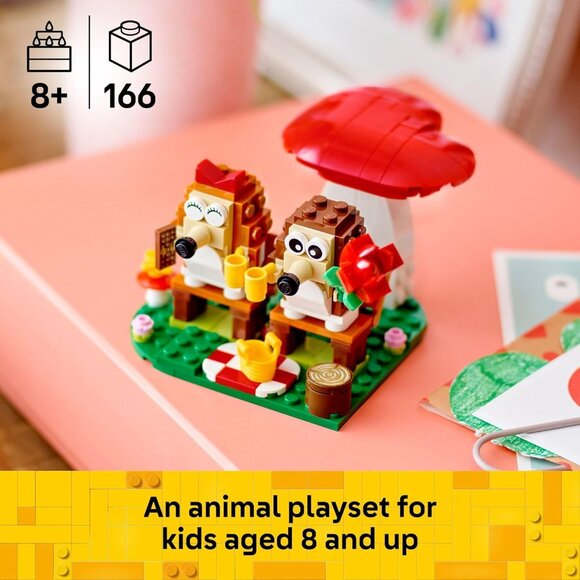 NEW LEGO Hedgehog Picnic Date 40711 Building Toy Animal Figures Playset Toys and - Picture 6 of 16
